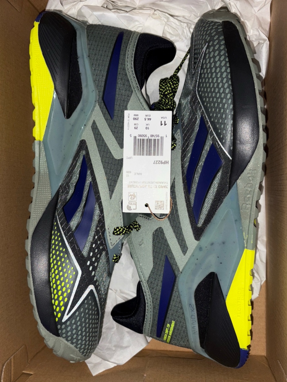 MENS REEBOK NANO X2 TR ADVENTURE Size 11 NEW